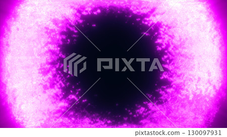 Abstract glowing pink-purple energy portal with a vibrant bright frame and dark center, creating a cosmic effect Abstract glowing pink-purple energy portal with a vibrant bright frame and dark center, creating a cosmic effect 130097931