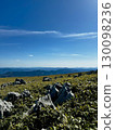 Spectacular views of the Shikoku Karst rocks and bamboo grass fields, as well as mountain ranges 130098236