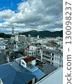 Shimanto cityscape and mountain scenery (Kochi Prefecture) 130098237