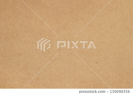 Brown cardboard sheet abstract background, texture of sepia color kraft paper with vintage pattern for design art work. 130098356