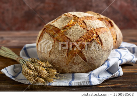 Fresh Rustic Sourdough Bread. Fresh Rustic Sourdough Bread. 130098508