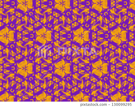 Halloween-themed geometric background: Orange and purple abstract design 199 Halloween-themed geometric background: Orange and purple abstract design 199 130099295