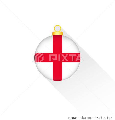 England National Flag Christmas Decoration. 130100142