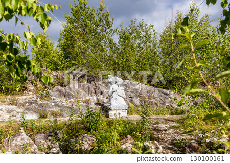 Landscape of the mountain park Ruskeala in the Republic of Karelia Landscape of the mountain park Ruskeala in the Republic of Karelia 130100161
