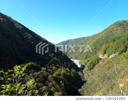 A view of the valley from the mountain path A view of the valley from the mountain path 130101369