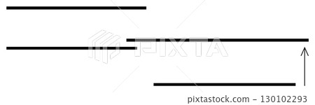 Horizontal and vertical lines with an upward arrow. Ideal for business diagrams, data presentation, educational materials, growth charts, process flows, organizational structure visuals. Line Horizontal and vertical lines with an upward arrow. Ideal for business diagrams, data presentation, educational materials, growth charts, process flows, organizational structure visuals. Line 130102293