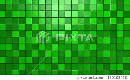 AI Image: Green mosaic tile background material 130102438