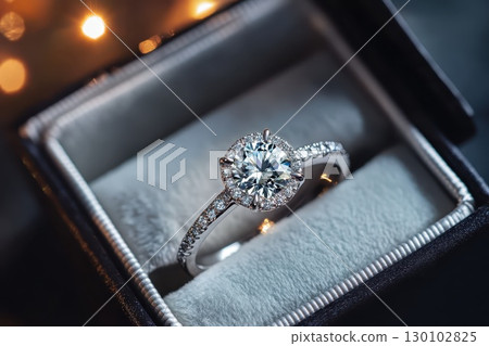 close up of ring on background 130102825