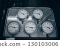 Industrial Control Panel with Analog Temperature Gauges 130103006