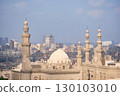Islamic Architecture with Modern City Skyline in Background 130103010