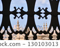 Cairo Cityscape Framed by Traditional Islamic Latticework 130103013