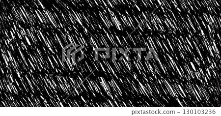 Seamless chaotic scribble pattern with pencil drawn line, vector illustration, chalk board, abstract wax crayon ornament. 130103236