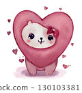 cat heart for you so cute 130103381