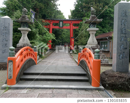 熊野速玉大社入口處的鳥居 130103835