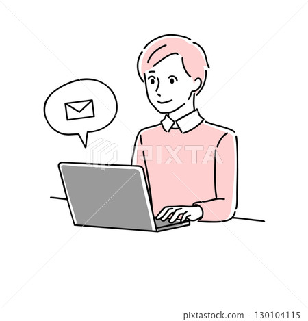 年輕的男性PC 130104115