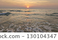 sunset over the sea 130104347