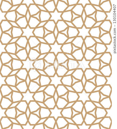 Islamic background with traditional style arabic. Seamless pattern for card, background, fabric or abstract design. Muslim ornament. Islamic background with traditional style arabic. Seamless pattern for card, background, fabric or abstract design. Muslim ornament. 130104407