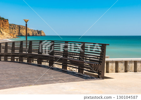 Beautiful Porto de Mos beach near Lagos in Algarve region Portugal Beautiful Porto de Mos beach near Lagos in Algarve region Portugal 130104587