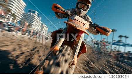 Mud Charge Motocross Rider in Full Throttle 130105064