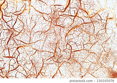 Rusty metal abstract background. Texture of an old grunge metal plate with cracked paint. Rusty metal abstract background. Texture of an old grunge metal plate with cracked paint. 130105076