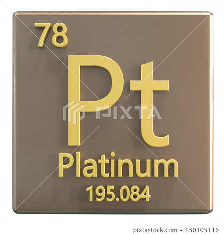 Platinum chemical element 130105116
