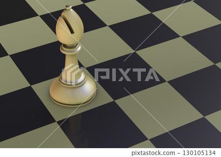 Chess bishop, illustration Chess bishop, illustration 130105134