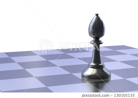 Chess bishop, illustration 130105135