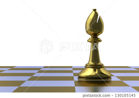 Chess bishop, illustration Chess bishop, illustration 130105145