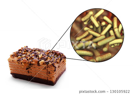 Food borne infections, medical concept 130105922