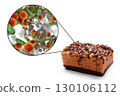 Food borne infections, medical concept 130106112