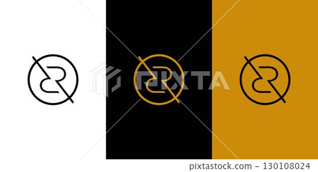 Sophisticated and modern letter RR initials logo design Sophisticated and modern letter RR initials logo design 130108024