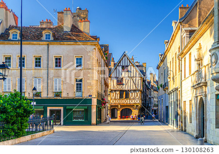 Dijon old town city historical centre, France Dijon old town city historical centre, France 130108263