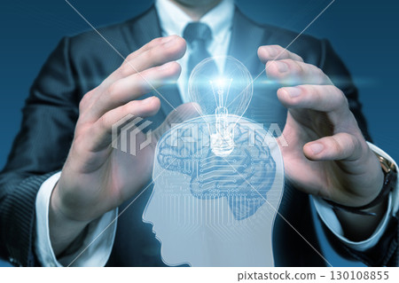 Innovating ideas with technology in business mindset. 130108855