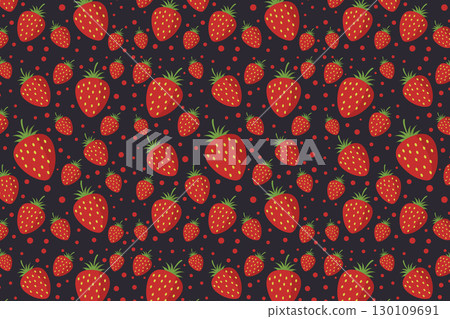 Strawberry Pattern 130109691