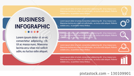 Business infographic template. Business infographic template. 130109901