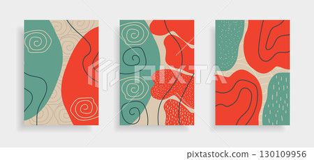 Set of modern abstract cover design. Cover design template for cover, presentation, brochure, catalog, poster, book, magazine, etc Set of modern abstract cover design. Cover design template for cover, presentation, brochure, catalog, poster, book, magazine, etc 130109956