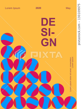 Bright fresh colors abstract pattern background cover design. A4 vertical orientation. Cover design template for presentation, brochure, catalog, poster, book, magazine, etc. Bright fresh colors abstract pattern background cover design. A4 vertical orientation. Cover design template for presentation, brochure, catalog, poster, book, magazine, etc. 130109975