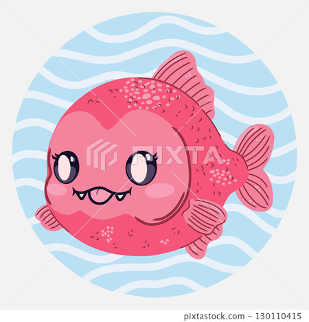 gold fish on a blue background 130110415