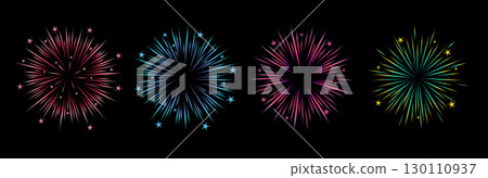 Comic blurred color lines with motion stars with radial focus for high energy effects. Graphic high speed explosion. Comic high speed beam, design for manga and anime graphics. Vector. Comic blurred color lines with motion stars with radial focus for high energy effects. Graphic high speed explosion. Comic high speed beam, design for manga and anime graphics. Vector. 130110937