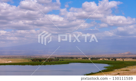 Amboseli National Park and Kilimanjaro landscape Amboseli National Park and Kilimanjaro landscape 130111589