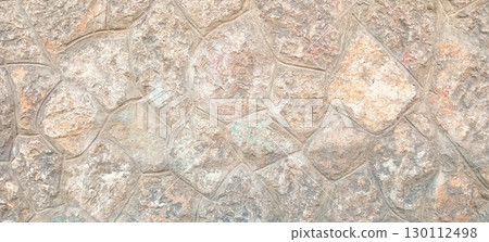 Photo of a stone wall high res. Natural cobblestone wall as background. Photo of a stone wall high res. Natural cobblestone wall as background. 130112498