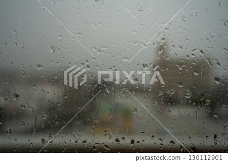 Water drops on the window Water drops on the window 130112901