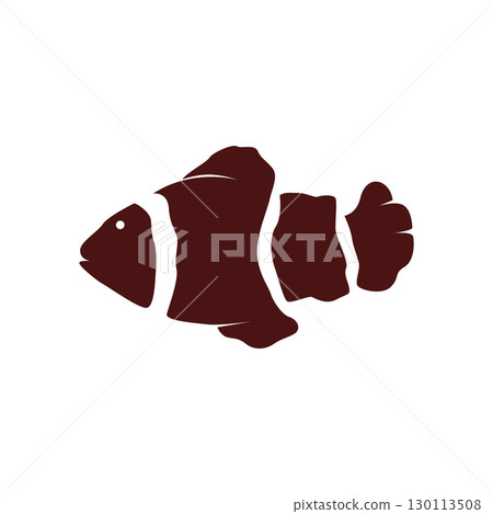 clown fish logo design with minimalist concept ocean aquarium fish nemo ornamental templet icon illustration symbol clown fish logo design with minimalist concept ocean aquarium fish nemo ornamental templet icon illustration symbol 130113508
