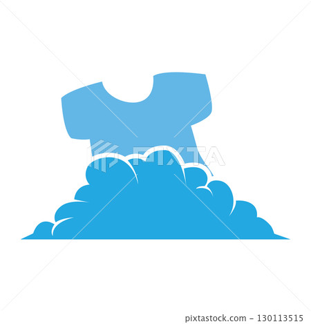 laundry logo design modern concept of clothes cleanliness laundry service with simple silhouette as brand symbol and product illustration template or poster laundry logo design modern concept of clothes cleanliness laundry service with simple silhouette as brand symbol and product illustration template or poster 130113515