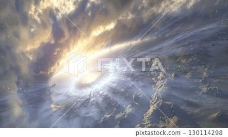 A mysterious swirling cloud of antimatter looms in the distance as matter approaches with caution A mysterious swirling cloud of antimatter looms in the distance as matter approaches with caution 130114298