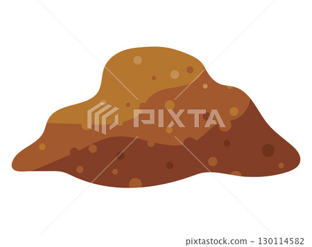 土壤和堆肥插圖 130114582