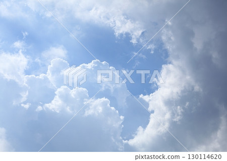 When you pass through the space between clouds, the other side is a blue sky 130114620