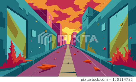 Walking through this alley feels like entering a different dimension with its mindbending graffiti that seems to defy the laws of physics.. 130114785