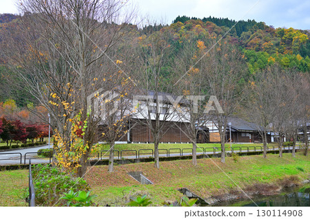 Late autumn scenery of Uonuma village, Minamiuonuma City 130114908