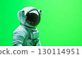 The astronauts visor reflects a glimpse of stars hinting at their destination 130114951